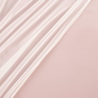 TOWN & COUNTRY LUXE Talia Double Layer Curtains – Sheer & Blackout, Energy Efficient, 2-Pack, 52"x96", Rose Blush